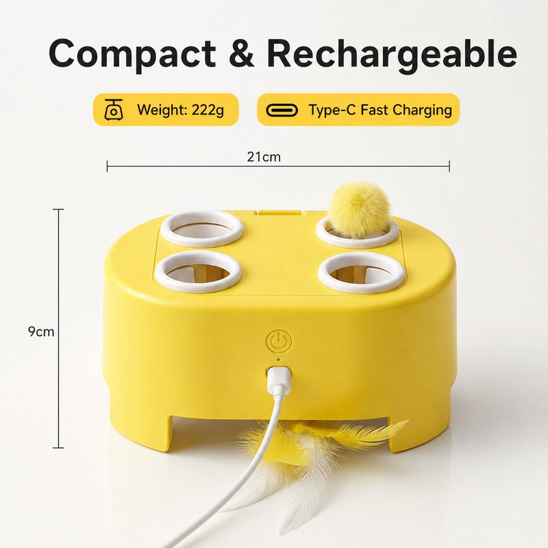 Electric Interactive Cat Toy Whack-a-Mole