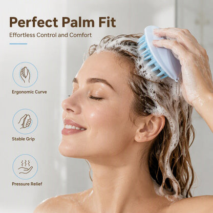 Silikon-Shampoo-Bürste zur Kopfhautmassage