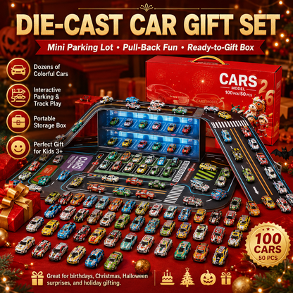 Faltbares Spielzeugauto-Garage-Spielset