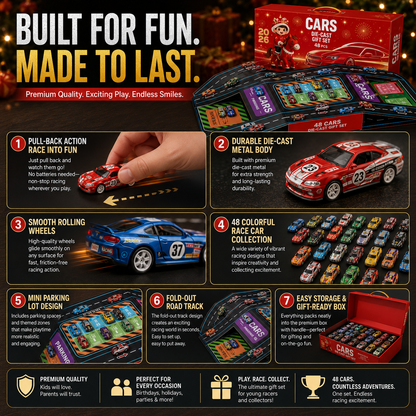 Faltbares Spielzeugauto-Garage-Spielset