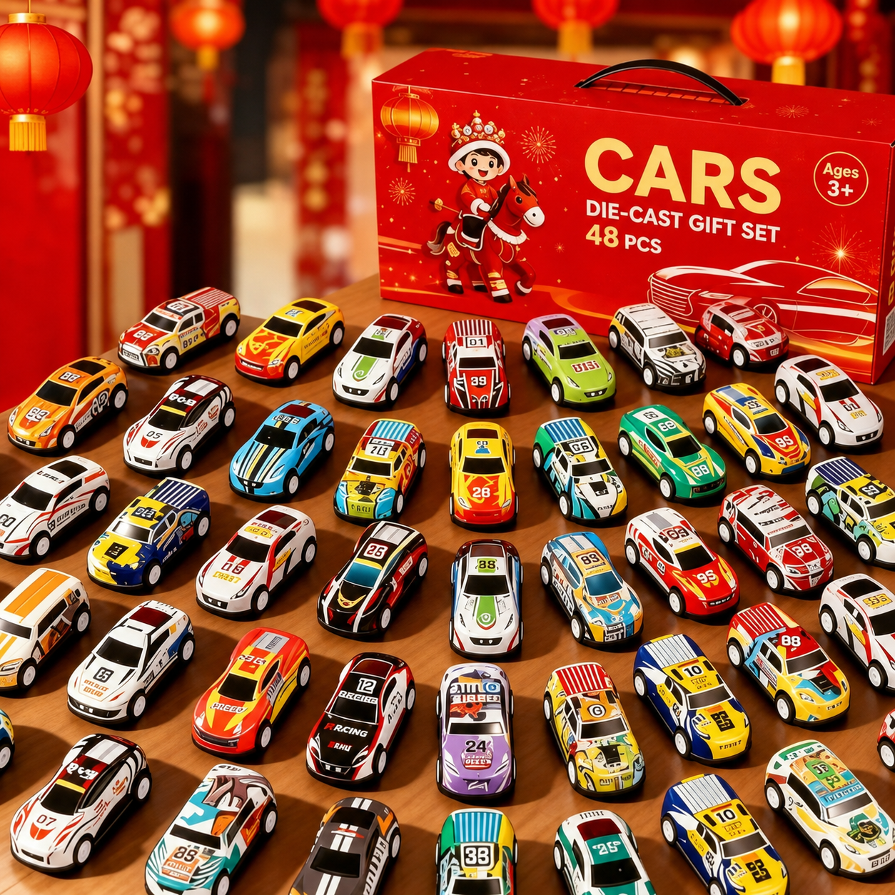 Faltbares Spielzeugauto-Garage-Spielset