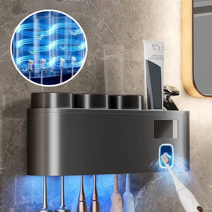 Intelligenter UV-sterilisierender Zahnbürstenhalter