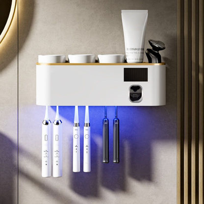 Intelligenter UV-sterilisierender Zahnbürstenhalter