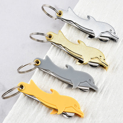 4-in-1 Klappbares Edelstahl-Zahnstocherwerkzeug