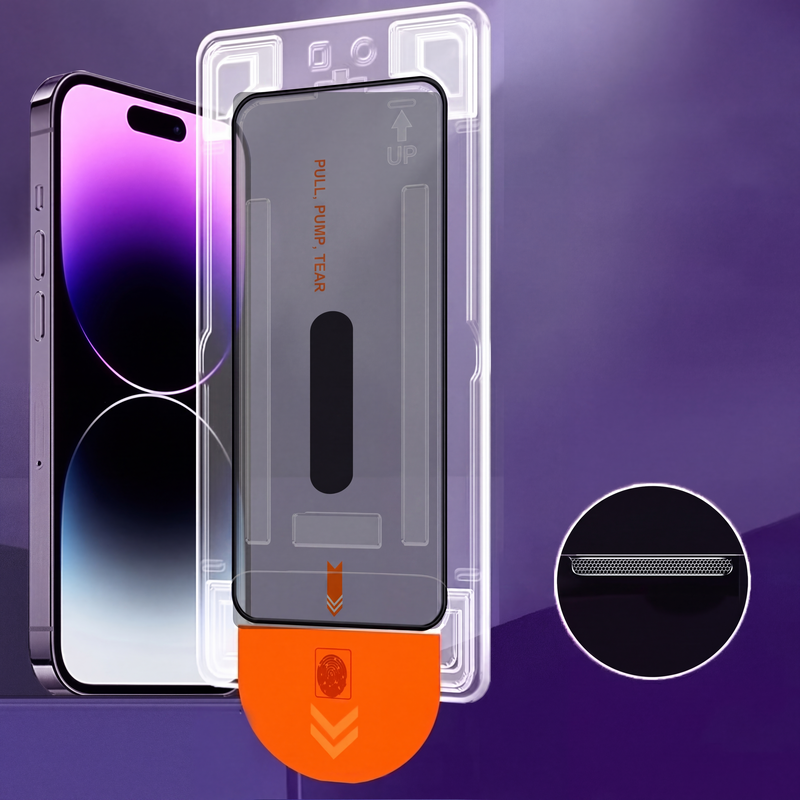 Displayschutz aus gehärtetem Glas mit Sichtschutz – 30°-Blickschutz und automatische Staubentfernung für eine einfache Anbringung ✨-Gcom