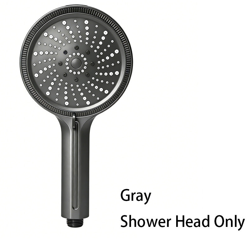 💦 Regendusche mit einstellbarem Wasserdurchfluss und Hochdruckfunktion – Turbogeladener Wasserdruck, 6 Strahlarten und breite Abdeckung. Universeller G1/2″-Anschluss – einfache Selbstmontage in wenigen Minuten! 🛁✨