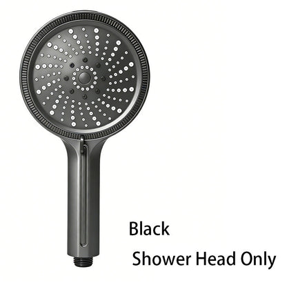 💦 Regendusche mit einstellbarem Wasserdurchfluss und Hochdruckfunktion – Turbogeladener Wasserdruck, 6 Strahlarten und breite Abdeckung. Universeller G1/2″-Anschluss – einfache Selbstmontage in wenigen Minuten! 🛁✨