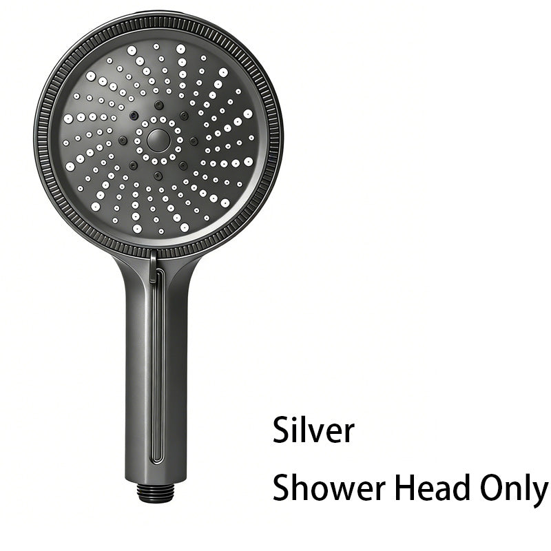 💦 Regendusche mit einstellbarem Wasserdurchfluss und Hochdruckfunktion – Turbogeladener Wasserdruck, 6 Strahlarten und breite Abdeckung. Universeller G1/2″-Anschluss – einfache Selbstmontage in wenigen Minuten! 🛁✨