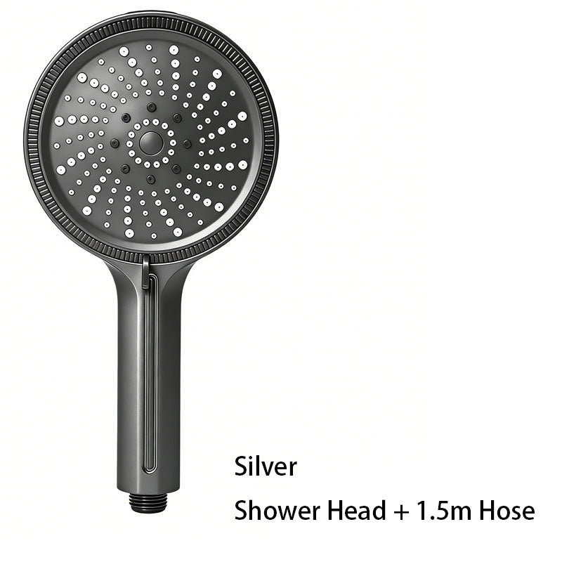 💦 Regendusche mit einstellbarem Wasserdurchfluss und Hochdruckfunktion – Turbogeladener Wasserdruck, 6 Strahlarten und breite Abdeckung. Universeller G1/2″-Anschluss – einfache Selbstmontage in wenigen Minuten! 🛁✨