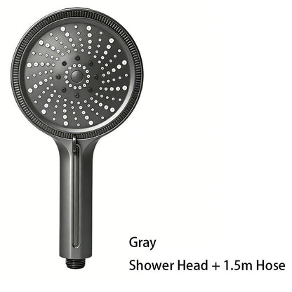 💦 Regendusche mit einstellbarem Wasserdurchfluss und Hochdruckfunktion – Turbogeladener Wasserdruck, 6 Strahlarten und breite Abdeckung. Universeller G1/2″-Anschluss – einfache Selbstmontage in wenigen Minuten! 🛁✨