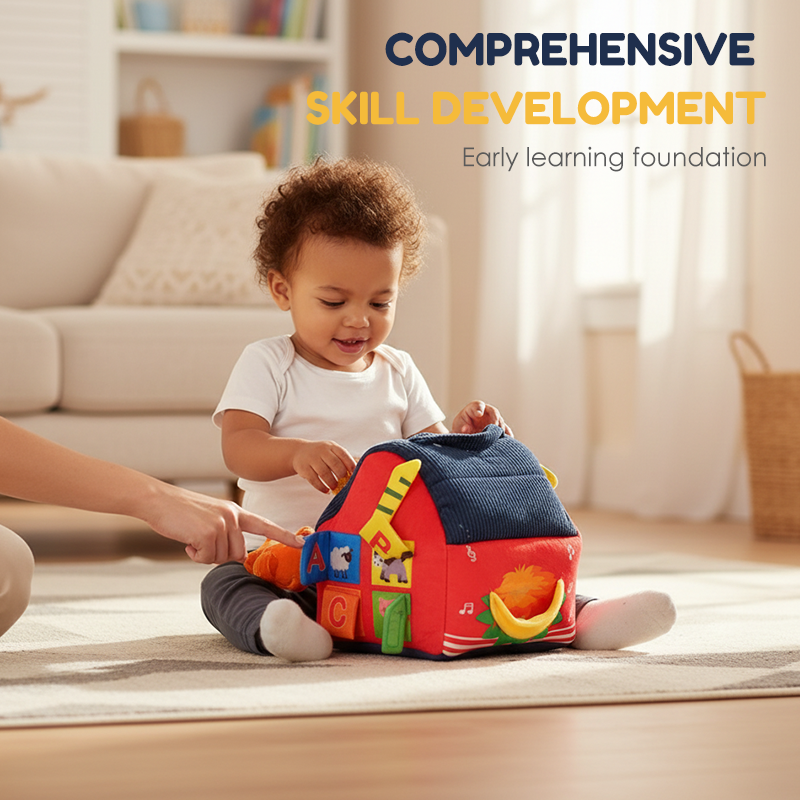 🎁 2026 Neuheiten 50% RABATT 💥 Interaktives Plüsch-Bauernhof-Spielset für Kinder – 6 Erkundungszonen, niedliche Tierpuppen & tragbares Design – Lernen, Spielen & Wachsen ✨