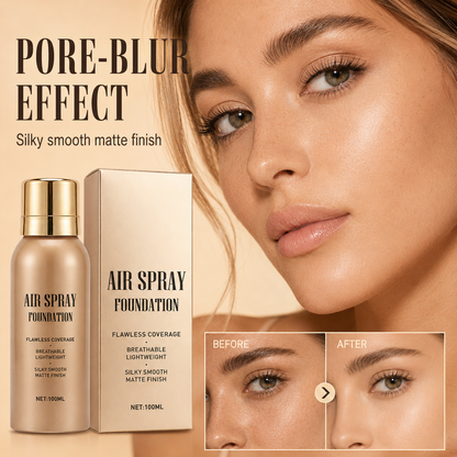 🛒💨 Fondotinta spray waterproof a lunga durata – Incorreggibile, traspirante e resistente. Ordina ora!