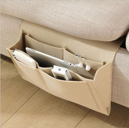 🛏️ JETZT 50 % RABATT! Hängende Aufbewahrungstasche für das Bett – Mehrfächer Bett-Organizer aus Filz, ideal für Etagenbetten im Wohnheim, für Tablet, Bücher, Handy und Schreibwaren ✨