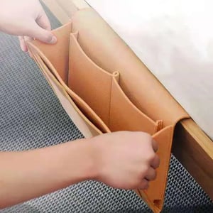 🛏️ JETZT 50 % RABATT! Hängende Aufbewahrungstasche für das Bett – Mehrfächer Bett-Organizer aus Filz, ideal für Etagenbetten im Wohnheim, für Tablet, Bücher, Handy und Schreibwaren ✨