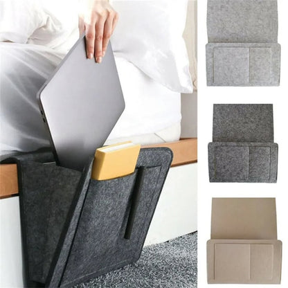 🛏️ JETZT 50 % RABATT! Hängende Aufbewahrungstasche für das Bett – Mehrfächer Bett-Organizer aus Filz, ideal für Etagenbetten im Wohnheim, für Tablet, Bücher, Handy und Schreibwaren ✨