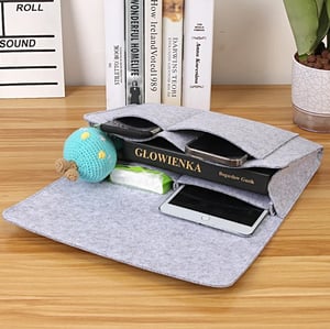 🛏️ JETZT 50 % RABATT! Hängende Aufbewahrungstasche für das Bett – Mehrfächer Bett-Organizer aus Filz, ideal für Etagenbetten im Wohnheim, für Tablet, Bücher, Handy und Schreibwaren ✨