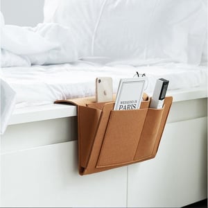 🛏️ JETZT 50 % RABATT! Hängende Aufbewahrungstasche für das Bett – Mehrfächer Bett-Organizer aus Filz, ideal für Etagenbetten im Wohnheim, für Tablet, Bücher, Handy und Schreibwaren ✨