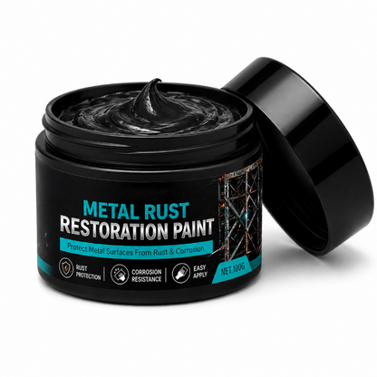 🔧🏠 50 % RABATT! Schwarze Reparaturpaste zum Rostschutz für Metall – Saniert verrostete Tore, Geländer und Werkzeuge. Bildet eine Schutzschicht – kein Austausch erforderlich! 🛡️✨