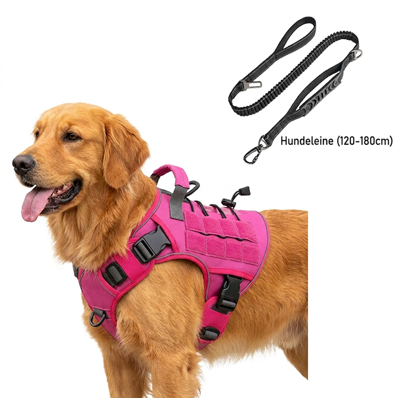 🐾 50% RABATT! 🛡️ Taktisches Hundegeschirr – Wasserabweisend & robuster Griff ✨