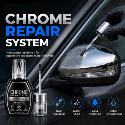🥳✨ Chrom-Restaurierungs-Set – entfernt Oxidation und bringt Metalloberflächen zurück zum Glanz 🚗💎