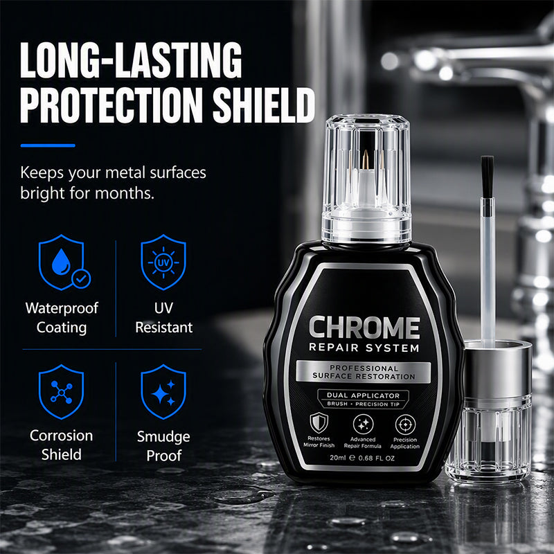 🥳✨ Chrom-Restaurierungs-Set – entfernt Oxidation und bringt Metalloberflächen zurück zum Glanz 🚗💎