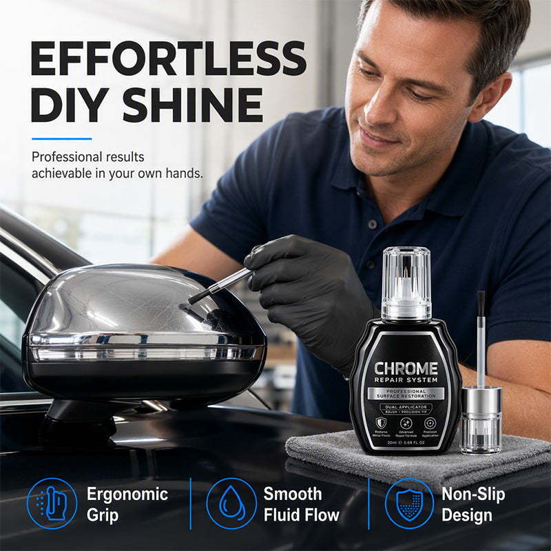🥳✨ Chrom-Restaurierungs-Set – entfernt Oxidation und bringt Metalloberflächen zurück zum Glanz 🚗💎