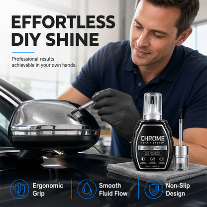 🥳✨ Chrom-Restaurierungs-Set – entfernt Oxidation und bringt Metalloberflächen zurück zum Glanz 🚗💎