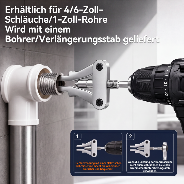 🔧 Werkzeug zum Entfernen abgebrochener Rohre – Entfernen Sie abgebrochene Rohre schnell und einfach, keine Demontage erforderlich 🛠️💪