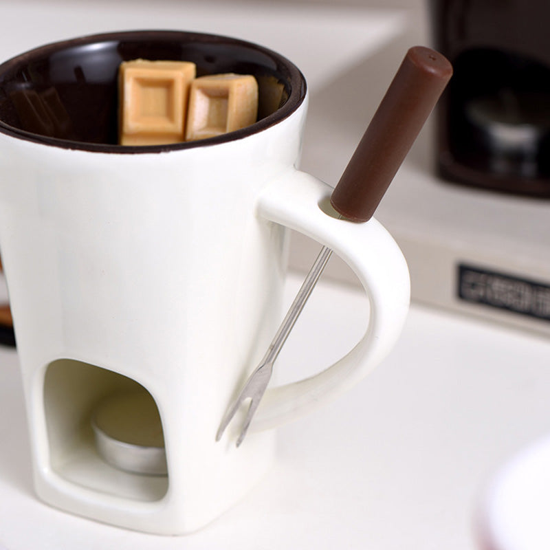 🎅🍫 Keramik-Schokoladenfondue-Becher