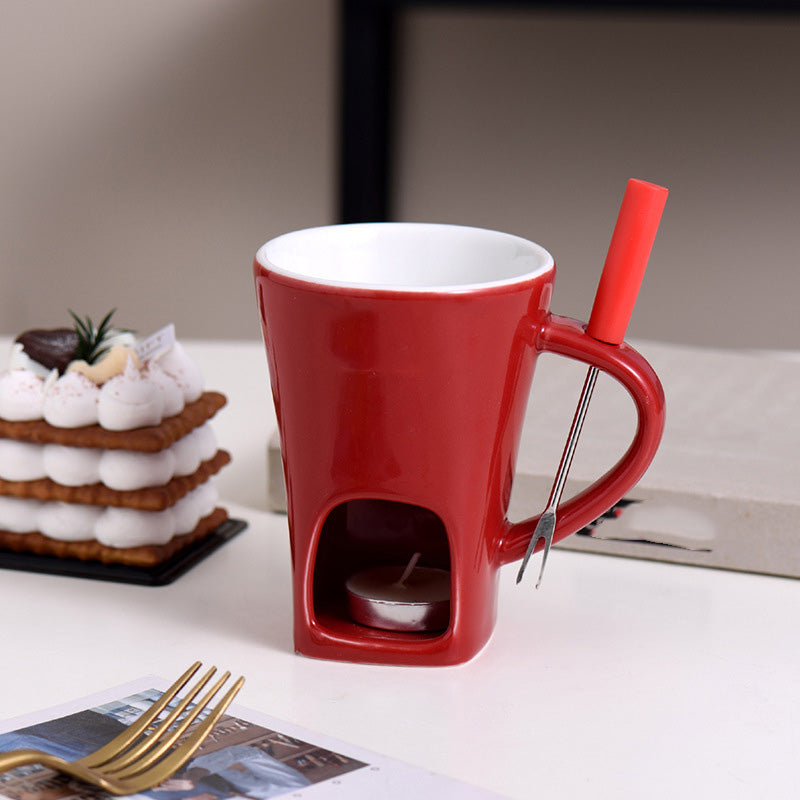 🎅🍫 Keramik-Schokoladenfondue-Becher