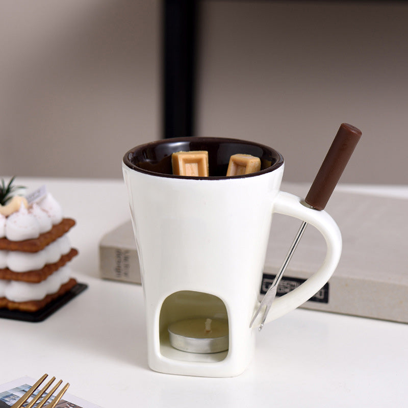 🎅🍫 Keramik-Schokoladenfondue-Becher