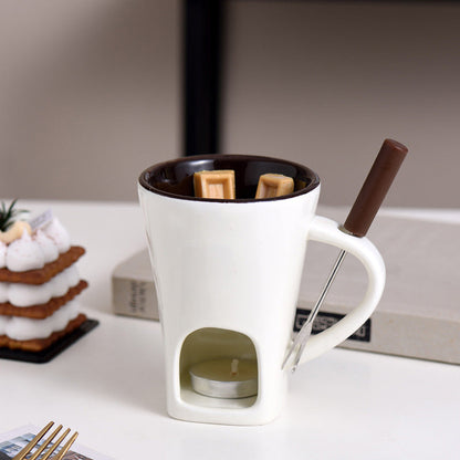 🎅🍫 Keramik-Schokoladenfondue-Becher