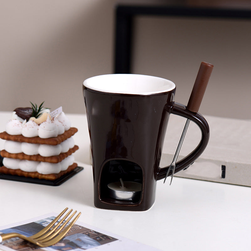 🎅🍫 Keramik-Schokoladenfondue-Becher