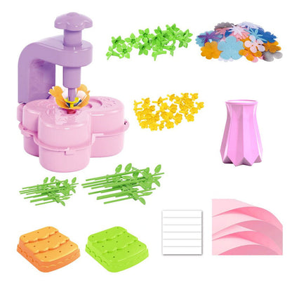 Pädagogisches DIY-Blumenpressen-Kunstset für Kinder