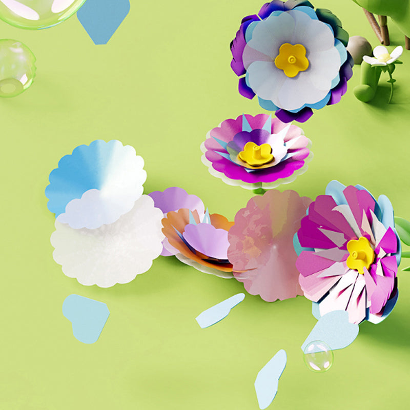 Pädagogisches DIY-Blumenpressen-Kunstset für Kinder