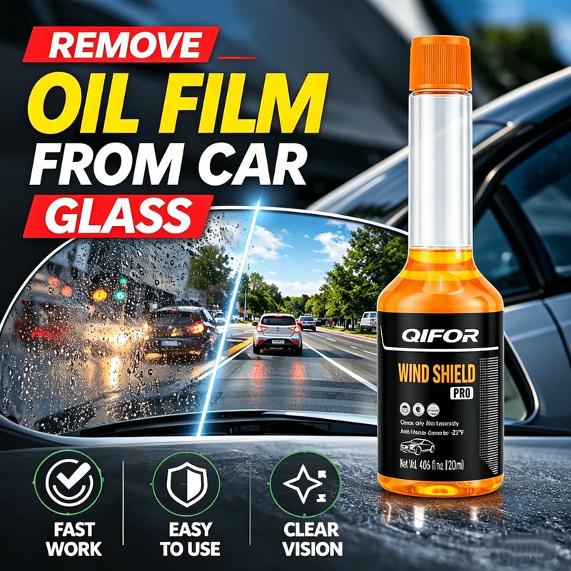 🚗5-in-1-Glasreiniger – entfernt Flecken, Ölfilme, Insektenreste sowie Frostschutzmittelrückstände und wirkt hydrophob.💪