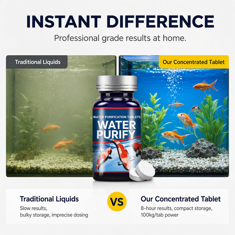 Professionelle Wasseraufbereitungstabletten für Aquarien