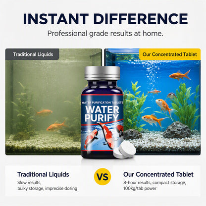 Professionelle Wasseraufbereitungstabletten für Aquarien