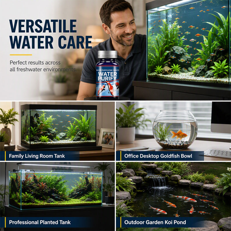 Professionelle Wasseraufbereitungstabletten für Aquarien