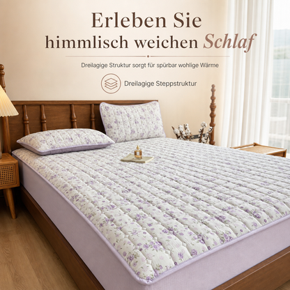 Rutschfestes Gestepptes Spannbettlaken🛏️✨