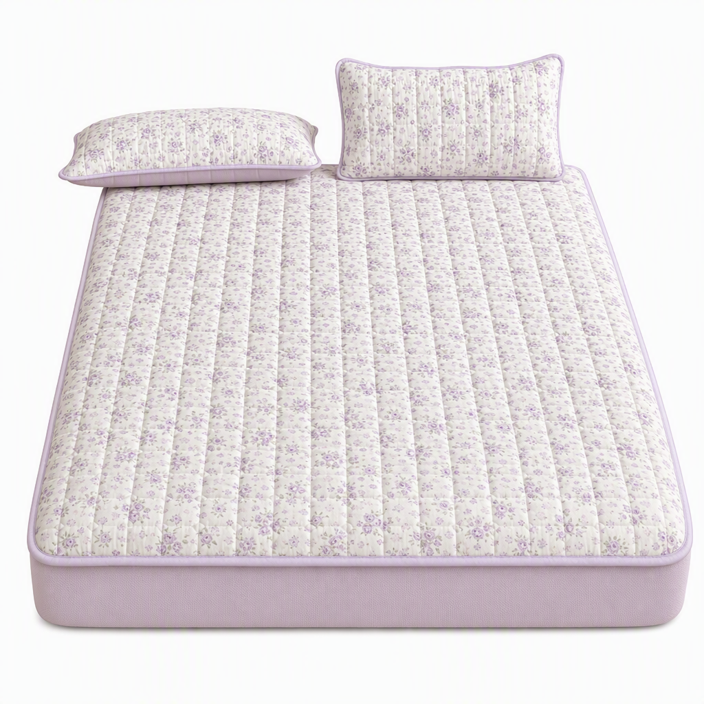 Rutschfestes Gestepptes Spannbettlaken🛏️✨