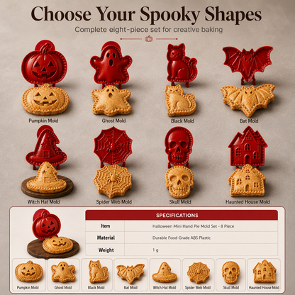 🎃 2+1 GRATIS!! 👻 Halloween Mini-Hand-Pie-Backform