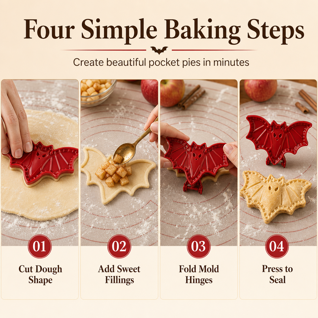 🎃 2+1 GRATIS!! 👻 Halloween Mini-Hand-Pie-Backform