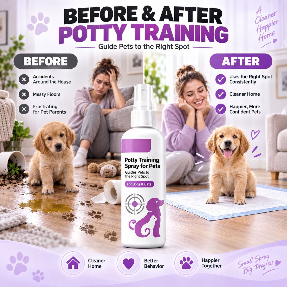 🥳Top-Angebot🥳💞Über 10.000-mal verkauft! Spray fürs Töpfchentraining! Hilft Haustieren – sicher & einfach anzuwenden. Für ein sauberes Zuhause – hol dir deins! ✅