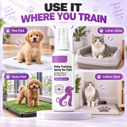 🥳Top-Angebot🥳💞Über 10.000-mal verkauft! Spray fürs Töpfchentraining! Hilft Haustieren – sicher & einfach anzuwenden. Für ein sauberes Zuhause – hol dir deins! ✅