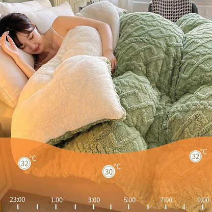 🎊[Nachdenkliches Geschenk] Verdickte superweiche warme Plüsch-Winterdecke