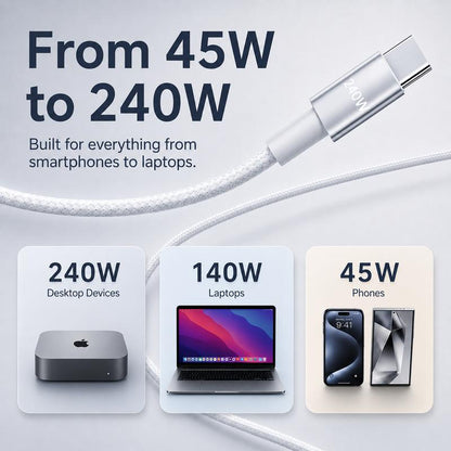 📱⌚ Schnellladekabel für mehrere Geräte – Aufsteckbares Ladegerät für die Watch & USB-C-Stromversorgung