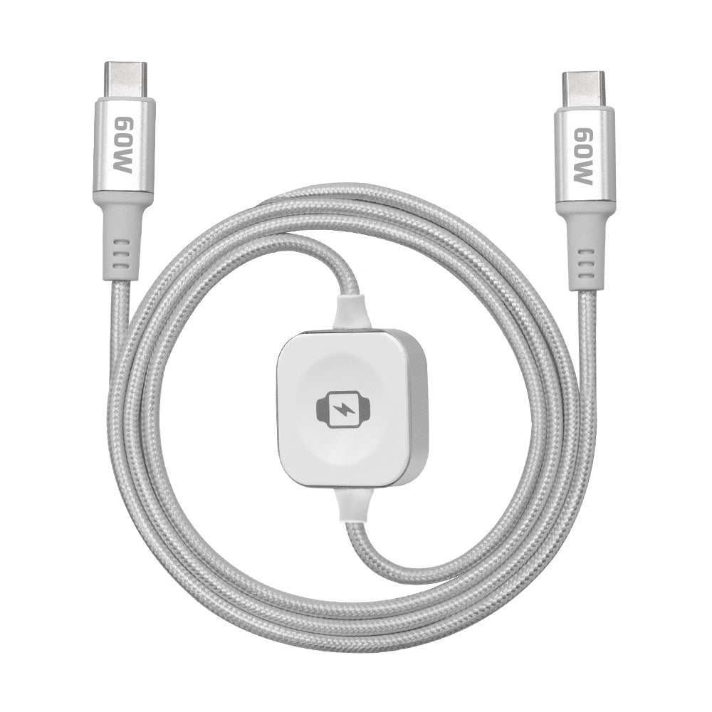 📱⌚ Schnellladekabel für mehrere Geräte – Aufsteckbares Ladegerät für die Watch & USB-C-Stromversorgung