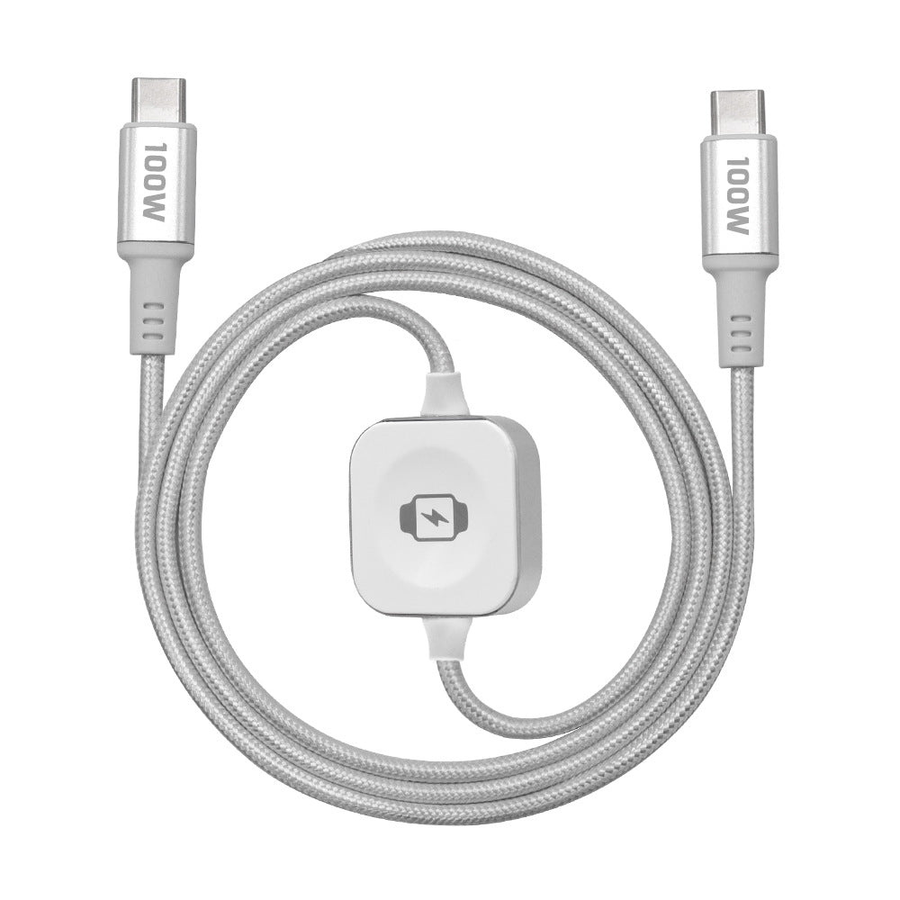 📱⌚ Schnellladekabel für mehrere Geräte – Aufsteckbares Ladegerät für die Watch & USB-C-Stromversorgung