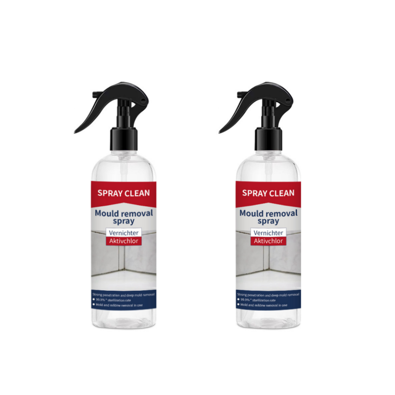 Spray zur Entfernung von Schimmel und Mehltau auf verschiedenen Oberflächen